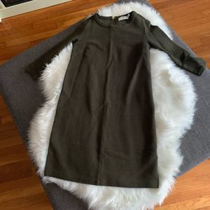 Vinyard Vines Ottoman ribbed dress 3/4 sleeves